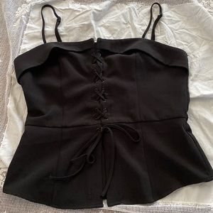 Dynamite laced corset top size medium